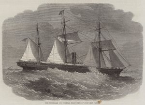 Le nouveau navire Poonah de la Peninsular and Oriental Steam Company